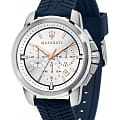 Maserati Maserati R8871621013  R8871621013 кварцевые мужские часы серебристый циферблат, браслет каучук — вид спереди