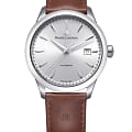 Maurice Lacroix Maurice Lacroix 1975 756008-SS001-130-3  756008-SS001-130-3 механические мужские часы  коричневый циферблат, браслет кожаный — вид спереди