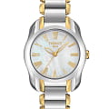Tissot Tissot T-Wave T023.210.22.113.00 T Wave T0232102211300 кварцевые женские часы перламутровый циферблат, браслет сталь c pvd покрытием — вид спереди