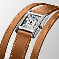 Longines Longines Mini DolceVita L5.200.0.71.3 женские часы бежевый циферблат на запястье