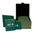  AVI-8 AV-4052-05 кварцевые мужские часы часы крупный план черный циферблата