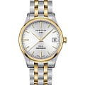 Certina Certina DS-8 Lady 30mm C033.251.22.031.00 DS 8 C0332512203100 кварцевые женские часы серебристый циферблат, браслет сталь c pvd покрытием — вид спереди
