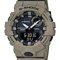 Casio Casio G-Shock GBA-800UC-5A G-SQUAD GBA-800UC-5A электронные мужские часы черный циферблат, браслет полимер — вид спереди