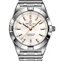 Breitling Breitling Chronomat 32 A77310101A4A1  A77310101A4A1 кварцевые женские часы  перламутровый циферблат, браслет нержавеющая сталь — вид спереди