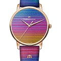 Maurice Lacroix Maurice Lacroix Eliros EL1118-PVP01-090-1  EL1118-PVP01-090-1 кварцевые женские часы  цветной циферблат, браслет кожаный — вид спереди