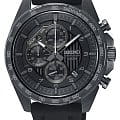 Seiko Seiko Conceptual Series Sports SSB327P1  SSB327P1 кварцевые мужские часы черный циферблат, браслет силикон — вид спереди