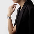 Longines Longines Elegant Collection L4.312.4.11.2 механические женские часы часы крупный план белый циферблата