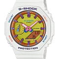 Casio Casio G-Shock GMA-S2100BS-7ADR (GMA-S2100BS-7A)  GMA-S2100BS-7ADR электронные женские часы желтый циферблат, браслет пластик — вид спереди