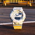 Casio Casio G-Shock GBA-800DG-7A, g-shock япония мужские часы на браслете полимер боковой вид
