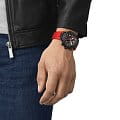 Tissot Tissot T-Race MotoGP Chronograph 2023 Limited Editon T141.417.37.057.01, t-sport швейцария мужские часы на браслете силикон боковой вид