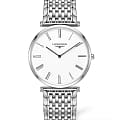 Longines Longines La Grande Classique L4.766.4.11.6  L47664116 кварцевые женские часы белый циферблат, браслет нержавеющая сталь — вид спереди