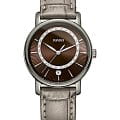Rado Rado Diamaster Diamonds R14064735  R14064735 кварцевые женские часы коричневый циферблат, браслет кожаный — вид спереди