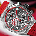 TAG Heuer TAG Heuer Carrera CAR201M.FT6156, carrera швейцария мужские часы на браслете каучук боковой вид