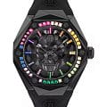 Philipp Plein Philipp Plein Skull Spikes PWPWA0524  PWPWA0524 кварцевые женские часы черный циферблат, браслет силикон — вид спереди