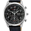 Seiko Seiko Conceptual Series Dress SPC255P1  SPC255P1 кварцевые мужские часы  черный циферблат, браслет кожаный — вид спереди