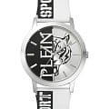 Plein Sport Plein Sport Legend PSLBA0223  PSLBA0223 кварцевые мужские часы  циферблат, браслет силикон — вид спереди