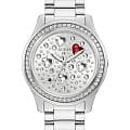 Guess GUESS GW0005L1  GW0005L1 кварцевые женские часы серебристый циферблат, браслет нержавеющая сталь — вид спереди