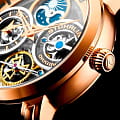 Stuhrling Stuhrling Luciano 371B.04  американские мужские часы на браслете нержавеющая сталь с pvd-покрытием боковой вид