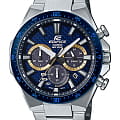 Casio Casio Edifice EQS-800BCD-2A EQS EQS-800BCD-2A кварцевые мужские часы синий циферблат, браслет нержавеющая сталь — вид спереди