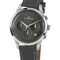 Jacques Lemans Jacques Lemans Retro Classic 1-2067A  1-2067A кварцевые мужские часы серый циферблат, браслет кожаный — вид спереди