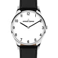 Jacques Lemans Jacques Lemans Classic 1-2123D  1-2123D кварцевые женские часы белый циферблат, браслет кожаный — вид спереди