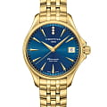 Certina Certina DS Action Lady Diamonds C032.051.33.046.00 DS Action C0320513304600 кварцевые женские часы синий циферблат, браслет нержавеющая сталь с pvd-покрытием — вид спереди