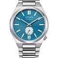 Citizen Citizen Automatic NK5010-51L  NK5010-51L механические мужские часы голубой циферблат, браслет нержавеющая сталь — вид спереди
