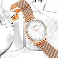 Stuhrling Stuhrling Dorset 3904.4 женские часы золотой циферблат на запястье