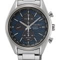 Seiko Seiko Conceptual Series Dress SSC801P1  SSC801P1 кварцевые мужские часы  синий циферблат, браслет нержавеющая сталь — вид спереди