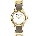 Salvatore Ferragamo Salvatore Ferragamo SFHT00220  SFHT00220 кварцевые женские часы белый циферблат, браслет кожаный — вид спереди