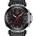Tissot Tissot T-Race Marc Marquez 2020 Limited Edition T115.417.27.057.01 T Race T1154172705701 кварцевые мужские часы черный циферблат, браслет каучук — вид спереди