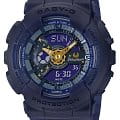 Casio Casio BA-110XSM-2A  BA-110XSM-2A кварцевые женские часы серый циферблат, браслет пластик — вид спереди