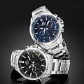 Casio Casio Edifice EQB-700D-2A мужские часы синий циферблат на запястье