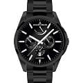 Jacques Lemans Jacques Lemans Derby 1-2204A  1-2204A механические мужские часы черный циферблат, браслет нержавеющая сталь с pvd-покрытием — вид спереди
