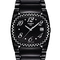 Tissot Tissot T-Trend T009.310.11.057.02  T0093101105702 кварцевые женские часы черный циферблат, браслет нержавеющая сталь с pvd-покрытием — вид спереди