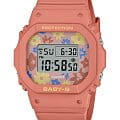 Casio Casio Baby-G BGD-565RP-4  BGD-565RP-4 кварцевые женские часы  циферблат, браслет пластик — вид спереди