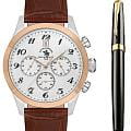 Santa Barbara Polo & Racquet Club Santa Barbara Polo & Racquet Club Noble SB.1.10551-4,  сша мужские часы на браслете кожаный боковой вид