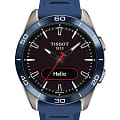 Tissot Tissot T-Touch Connect Sport T153.420.47.051.01 T Touch T1534204705101 кварцевые мужские часы черный циферблат, браслет силикон — вид спереди
