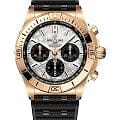 Breitling Breitling Chronomat B01 42 Erling Haaland RB01347A1F1S1  RB01347A1F1S1 механические мужские часы  серый циферблат, браслет каучук — вид спереди