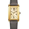 Citizen Citizen Citizen L EW5622-09P  EW5622-09P кварцевые женские часы золотой циферблат, браслет кожаный — вид спереди