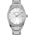 Jacques Lemans Jacques Lemans Classic 1-2133A  1-2133A кварцевые женские часы серебристый циферблат, браслет нержавеющая сталь — вид спереди