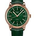 Aviator Aviator Douglas DC-3 V.3.32.2.237.4  V.3.32.2.237.4 механические мужские часы зеленый циферблат, браслет кожаный — вид спереди