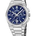 Festina Festina Rive F20059/2  F20059/2 кварцевые женские часы синий циферблат, браслет нержавеющая сталь — вид спереди