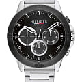 Tommy Hilfiger Tommy Hilfiger Multifunction 1791890  1791890 кварцевые мужские часы черный циферблат, браслет нержавеющая сталь — вид спереди
