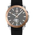 Jacques Lemans Jacques Lemans Derby 1-2202E  1-2202E кварцевые мужские часы серый циферблат, браслет кожаный — вид спереди