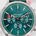 Greenwich Greenwich Skipper GW 043.17.37 мужские часы зеленый циферблат на запястье