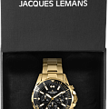 Jacques Lemans Jacques Lemans Sport 1-2091J,  австрия мужские часы на браслете нержавеющая сталь боковой вид