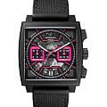 TAG Heuer TAG Heuer Monaco Chronograph CBL218B.FT6236  CBL218B.FT6236 механические мужские часы черный циферблат, браслет каучук — вид спереди