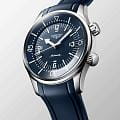 Longines Longines Legend Diver L3.764.4.90.9, legend diver watch швейцария мужские часы на браслете каучук боковой вид
