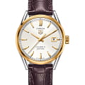TAG Heuer TAG Heuer Carrera WAR215B.FC6181  WAR215B.FC6181 механические мужские часы серебристый циферблат, браслет кожаный — вид спереди